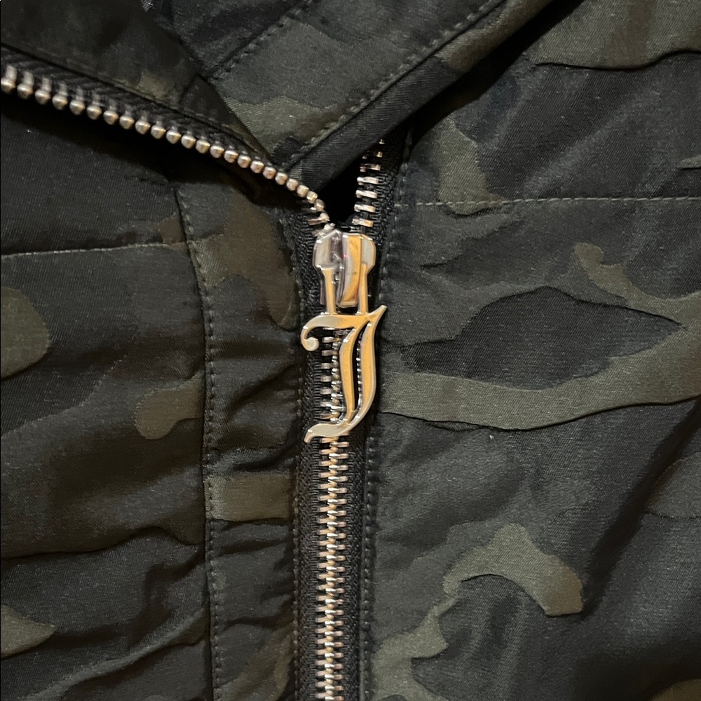 Juicy Couture Camo Puff Jacket S - Picture 3 of 7